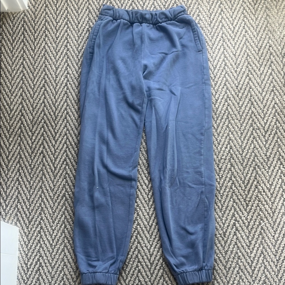 Hollister Blue Cuffed Sweat Pants
